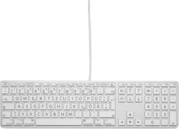 Tastierë LMP USB Keyboard with Large Characters, 110 taste, me kabllo USB, argjendtë