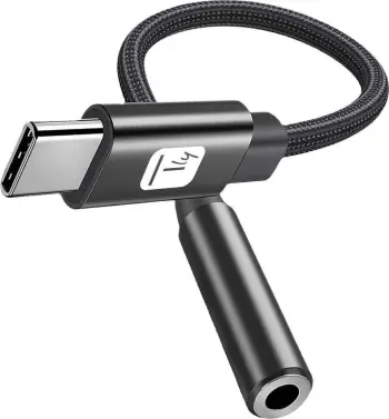 Adapter audio USB C Techly ICOC USBC DAC24J, DAC i integruar, hyrje 3.5mm, i bardhë