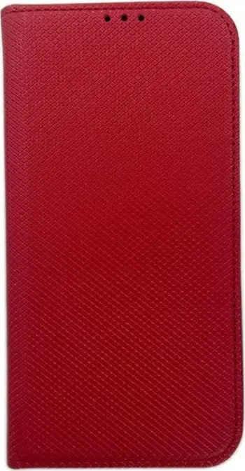 Këllëf libër Smart Magnet për Google Pixel 8a, me xhep karte, i kuq