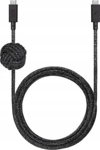 Kabllo karikimi Native Union Anchor Cable, USB C në USB C 3m, gri Cosmos