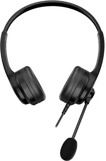 Kufje Genius HS-235U AI USB, 40mm, kabllo 2.4m, të zeza