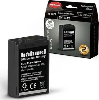 Bateri kamerë Hahnel HL-EL25, zëvendësuese për Nikon EN-EL25, Li-Ion