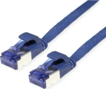 Kabllo rrjeti VALUE Cat.6A FTP Extra Flat, 0.5m, blu