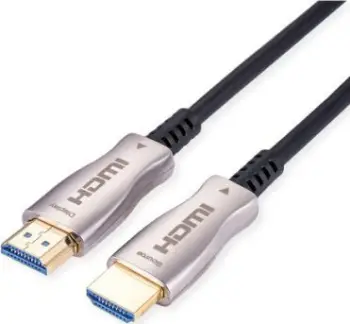 Kabllo HDMI Value Ultra Active Optical, 20m, 4K, e zezë