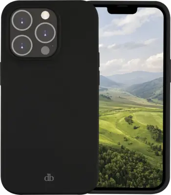 Këllëf telefoni Dbramante1928 Greenland, për iPhone 14 Pro Max, i zi