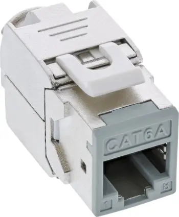 Set prizë rrjeti InLine Keystone RJ45, Cat.6A, e mbrojtur, gri