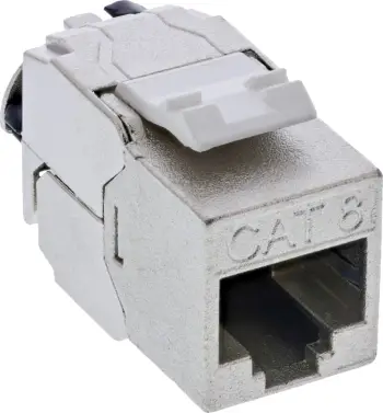 Pako keystone InLine RJ45 Cat.8.1, 24 copë, SNAP in, metalike