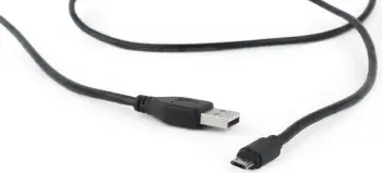 Kabllo USB Gembird, USB A në MicroUSB, 1.8m, dyanshme, e zezë