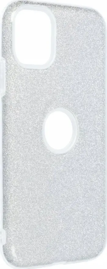 Mbulesë telefoni Forcell Shining, për iPhone 14 Pro Max, argjendi