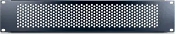 Panel i verbër rack Inter-Tech 88887319, 2U, 19", i zi matte