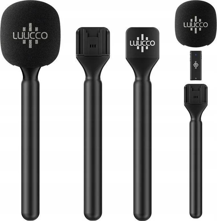 Adapter dore për mikrofon Luucco WireFree Handheld, ergonomik, i zi - 3