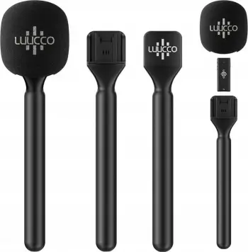 Adapter dore për mikrofon Luucco WireFree Handheld, ergonomik, i zi