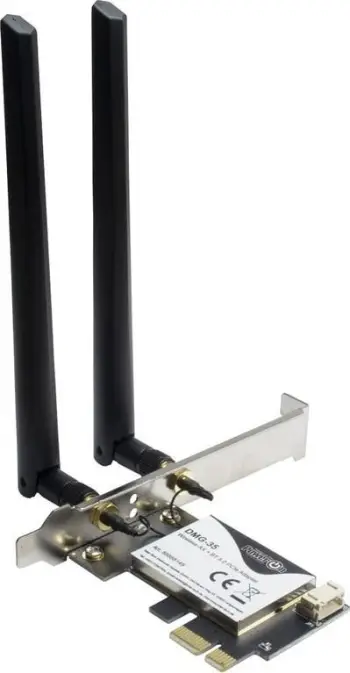 Adapter i brendshëm WiFi Bluetooth Inter-Tech DMG-35, PCI, 3000 Mbit/s