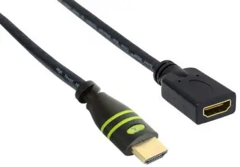 Kabllo zgjatuese HDMI TECHly, High Speed me Ethernet, 7.5 m, e zezë