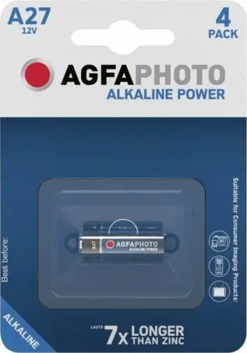 Bateri alkaline AgfaPhoto LR27 V27A, 12V