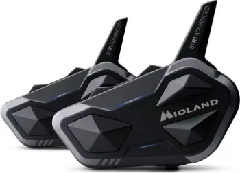 Interkom moto Midland BTR1 Advanced Twin Set, 1.2 km, Bluetooth, i zi