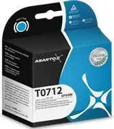 Katridzh boje Asarto Epson T0712, cyan, kapacitet i lartë