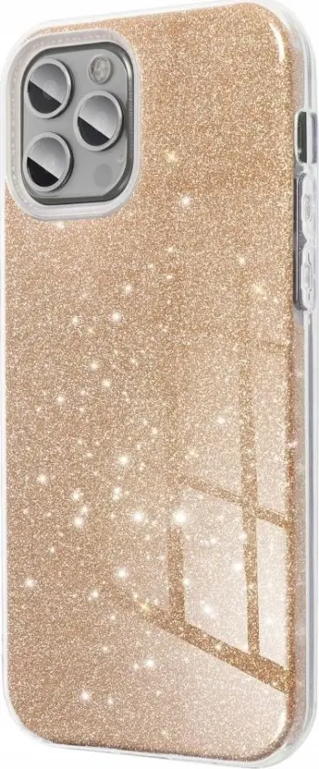 Këllëf telefoni Forcell Shining për Xiaomi Redmi 13C, TPU, me shkëlqim, ngjyrë gold