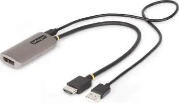 Përshtatës kabllo HDMI në DisplayPort StarTech, 30cm, 8K 60Hz, i zi