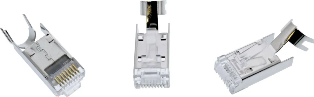 Prizë rrjeti InLine Crimp Plug Cat.6A RJ45, e mbrojtur, set 10 copë, e zezë - 4