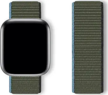 Byzylyk sportiv Hurtel Sport Loop për Apple Watch, 38 40 41 mm, najlon, i gjelbër