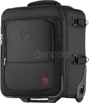 Çantë fotografike me rrota Nest Odyssey 10, najlon i papërshkueshëm nga uji, insert shpinore, e zezë