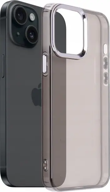 Mbrojtëse telefoni PEARL për Xiaomi Redmi Note 13 Pro 5G, TPU mat transparent, gri e tejdukshme