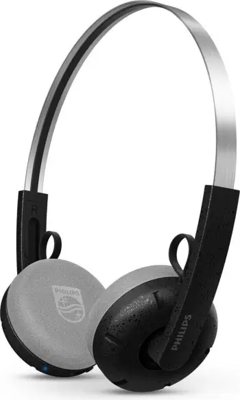 Kufje Bluetooth Philips 2000 Series The Ringo TAH2000BK, me mikrofon, të zeza