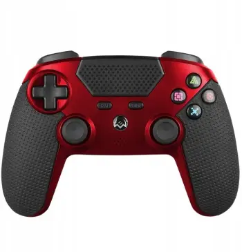 Gamepad wireless Sven GC-4040, kompatibil me PC dhe PS4, i kuq