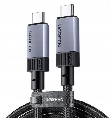 Kabllo USB C UGREEN USB4 240W, 40Gbps, 8K 60Hz, e zezë