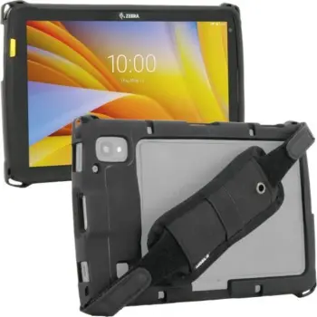 Mbulesë tablet Mobilis Protech Zebra ET40 ET45, 8", me mbrojtje të fortë, e zezë