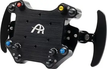 Pllakë komandimi Ascher Racing B16L USB, 16 butona, paddle magnetike, e zezë