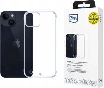 Mbështjellës telefoni 3mk Just20g Clear Case për iPhone 14 Plus, polikarbonat, transparent