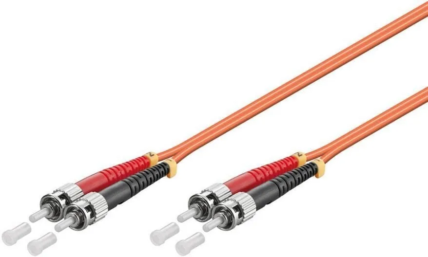 Kabllo optike MicroConnect OM2, ST UPC në ST UPC, 10m, jeshile - 1