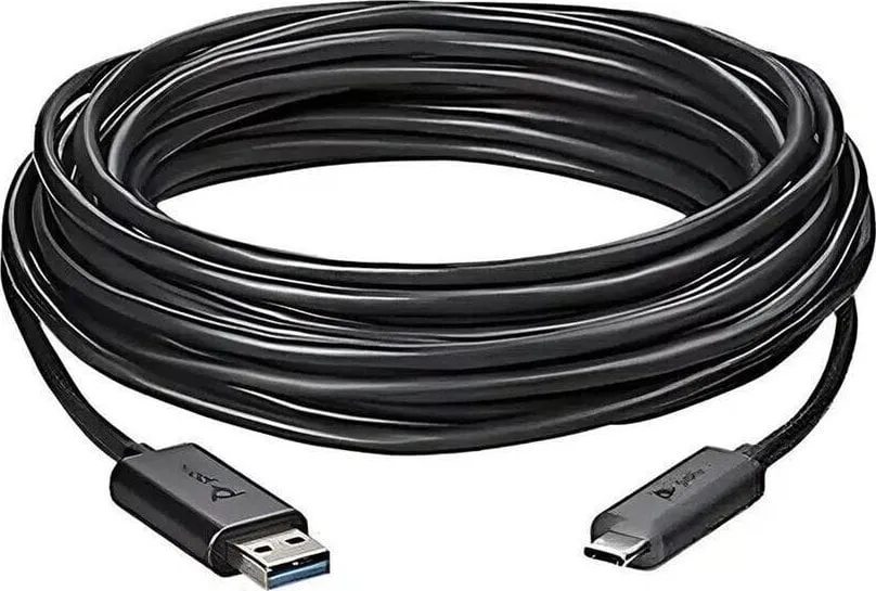 Kabllo USB HP Poly Active Optical 3.1, Type A në Type C, 10 m, i zi - 1