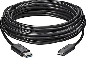 Kabllo USB HP Poly Active Optical 3.1, Type A në Type C, 10 m, i zi