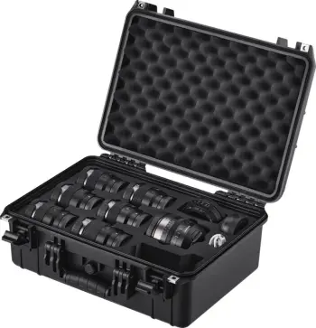 Set lentesh cine Samyang V-AF Kit, Sony FE, T1.9 T2.3, me valixhe të fortë