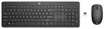 Set tastierë dhe maus HP 235 Wireless, RF, për zyrë, i zi
