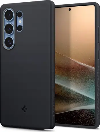 Kuti mbrojtëse Spigen Nano Pop MagSafe, Samsung Galaxy S25 Ultra, TPU, e zezë