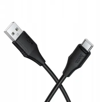 Kabllo karikimi HOCO Bien X124 Type C, 1m, 2.3A, e zezë
