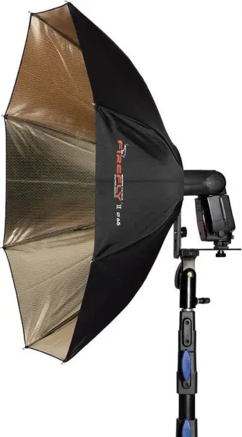Softbox Aurora Firefly II FBO2 50SG, 50 cm, silver gold