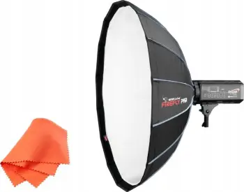 Softbox palosës Aurora Firefly Par Ø95cm, për bajoneta Bowens Aurora Walimex, i argjendtë