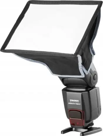 Softbox Aurora Microbox BS për blic kamere, difuzion drite, i zi