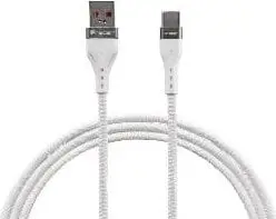 Kabllo Tracer USB në USB Type C, 1m, e bardhë