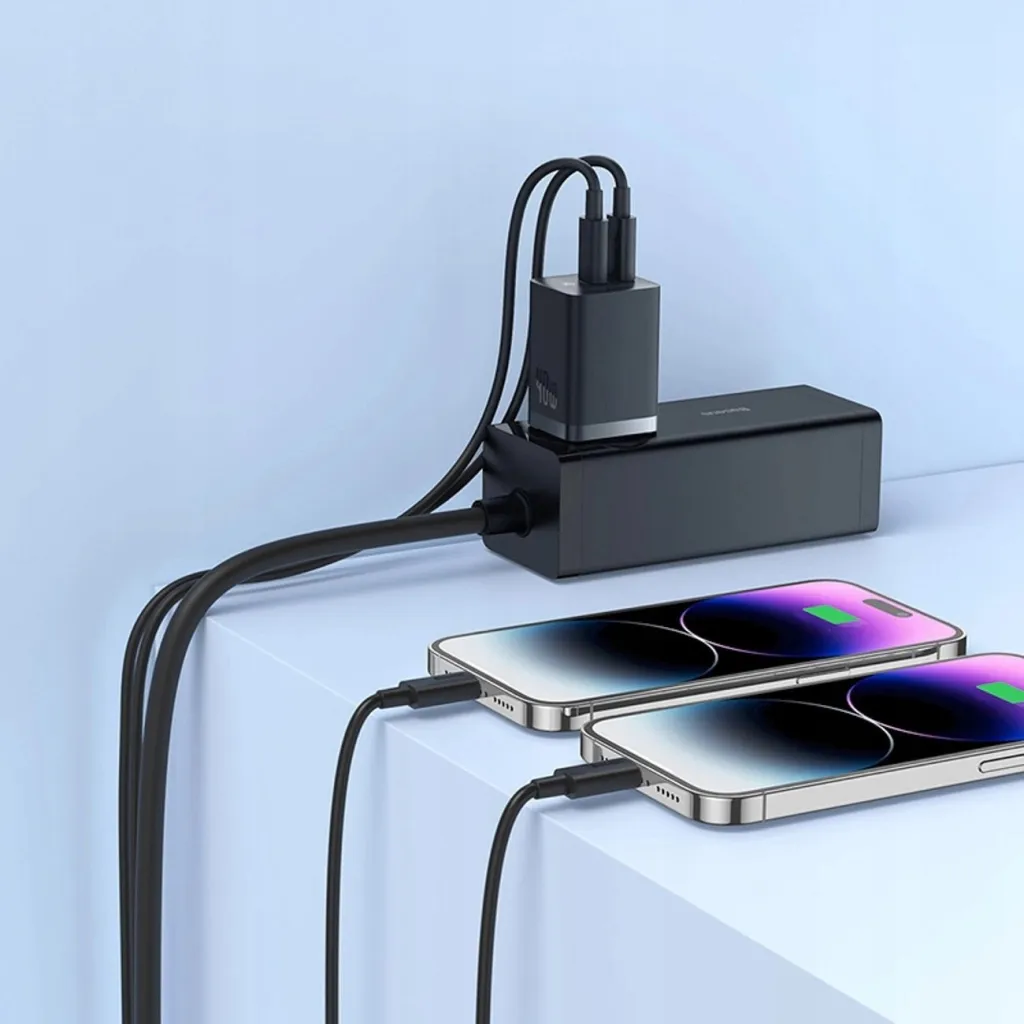 Karikues muri Baseus GaN5 Pro, 40W, 2xUSB C, i zi - 2