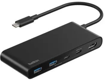 Hub USB C Belkin Connect 7 in 1, 2x USB C, HDMI, i zi
