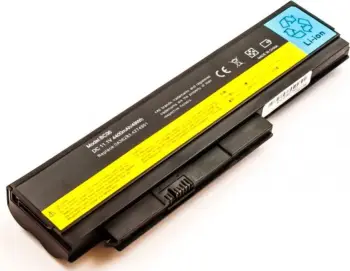Bateri laptopi MicroBattery për Lenovo ThinkPad X220 X230, 11.1V, 4400mAh, e zezë