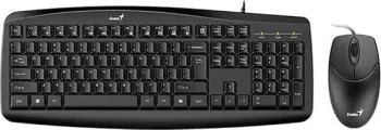Set tastierë dhe mi Genius Smart KM-200 Copilot, me kabllo USB, 1000 DPI, i zi