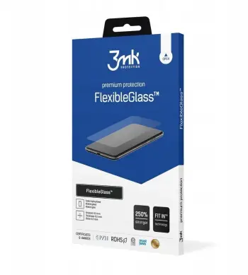 Xham mbrojtës 3MK FlexibleGlass për Realme GT8 Pro, hibrid, transparents