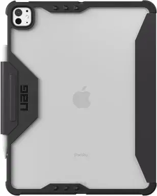 Mbulesë tablet UAG Rugged Folio për iPad Pro 13" 2024 2025, për Apple Pencil, gjysmë e tejdukshme, gri e zezë